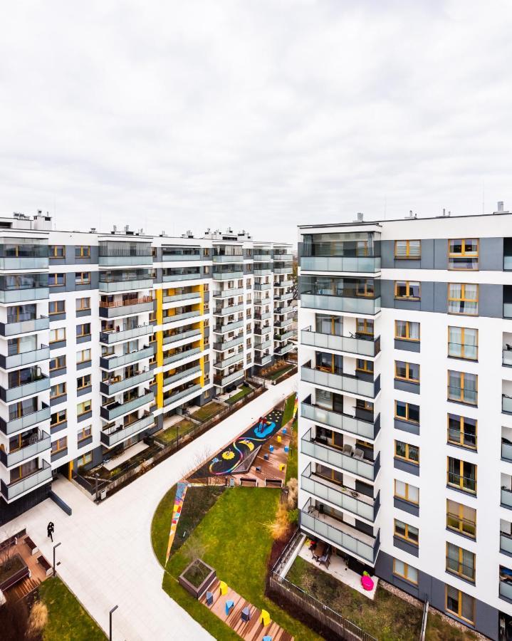 ורשה Magazynowa Exclusive Amber Apartment מראה חיצוני תמונה